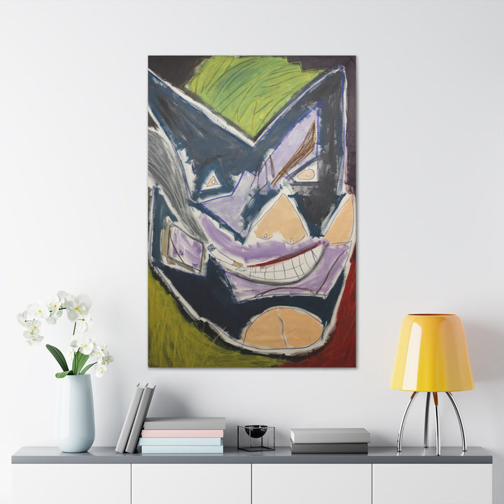 "Joker Batman" Gallery Wrapped Canvas (MFG by Sensaria)