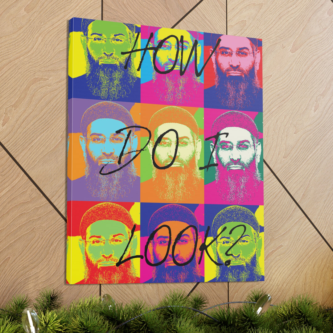 "How Do I Look" Gallery Wrapped Canvas