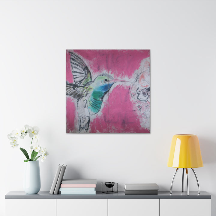 "Hummingbird #4" - Gallery Wrapped Canvas (MFG by Printify)