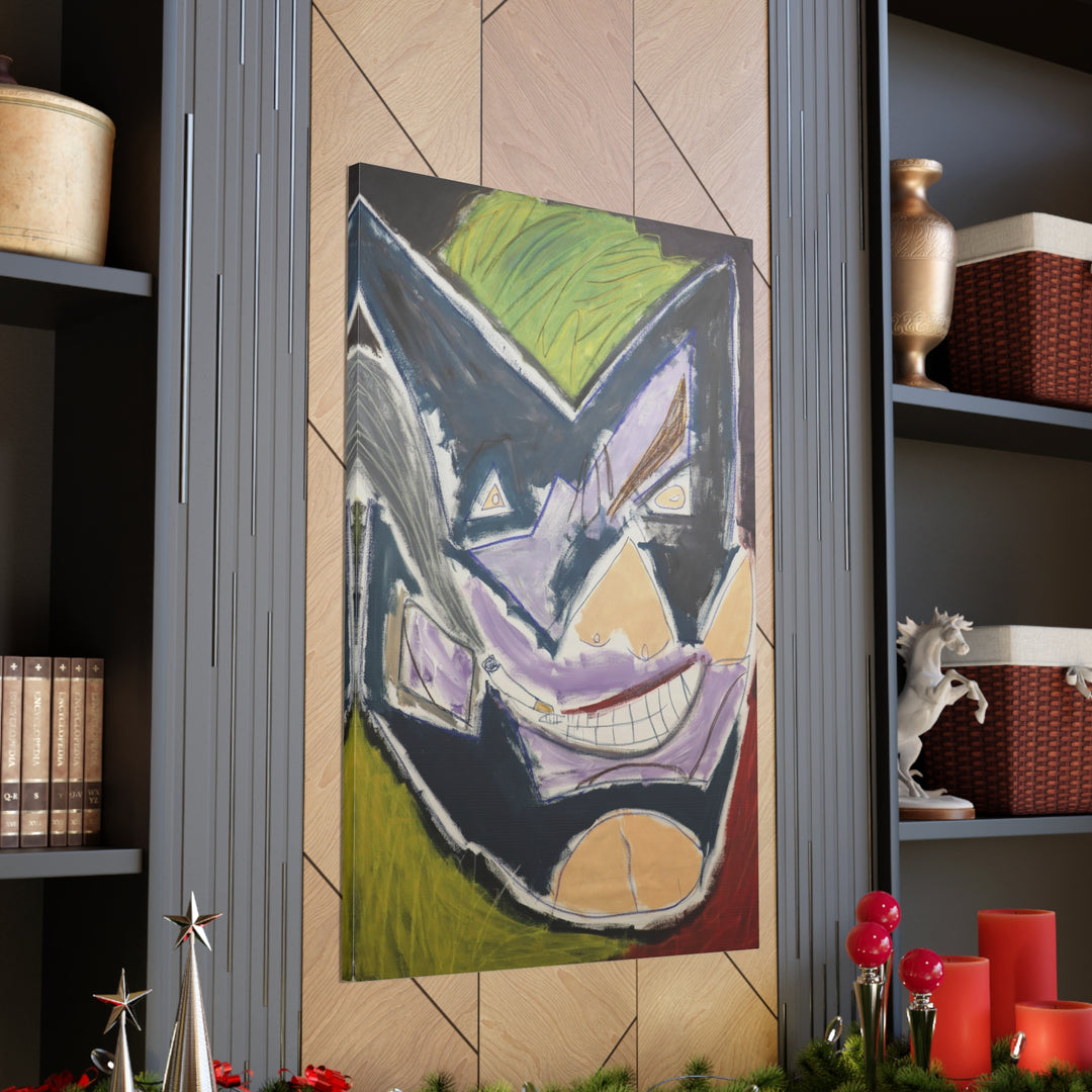 "Joker Batman" Gallery Wrapped Canvas (MFG by Sensaria)