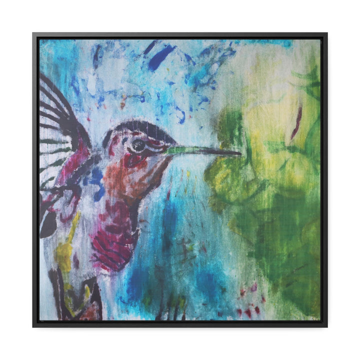 "Hummingbird #3" Gallery Wrapped/Framed Canvas (MFG by Printify)