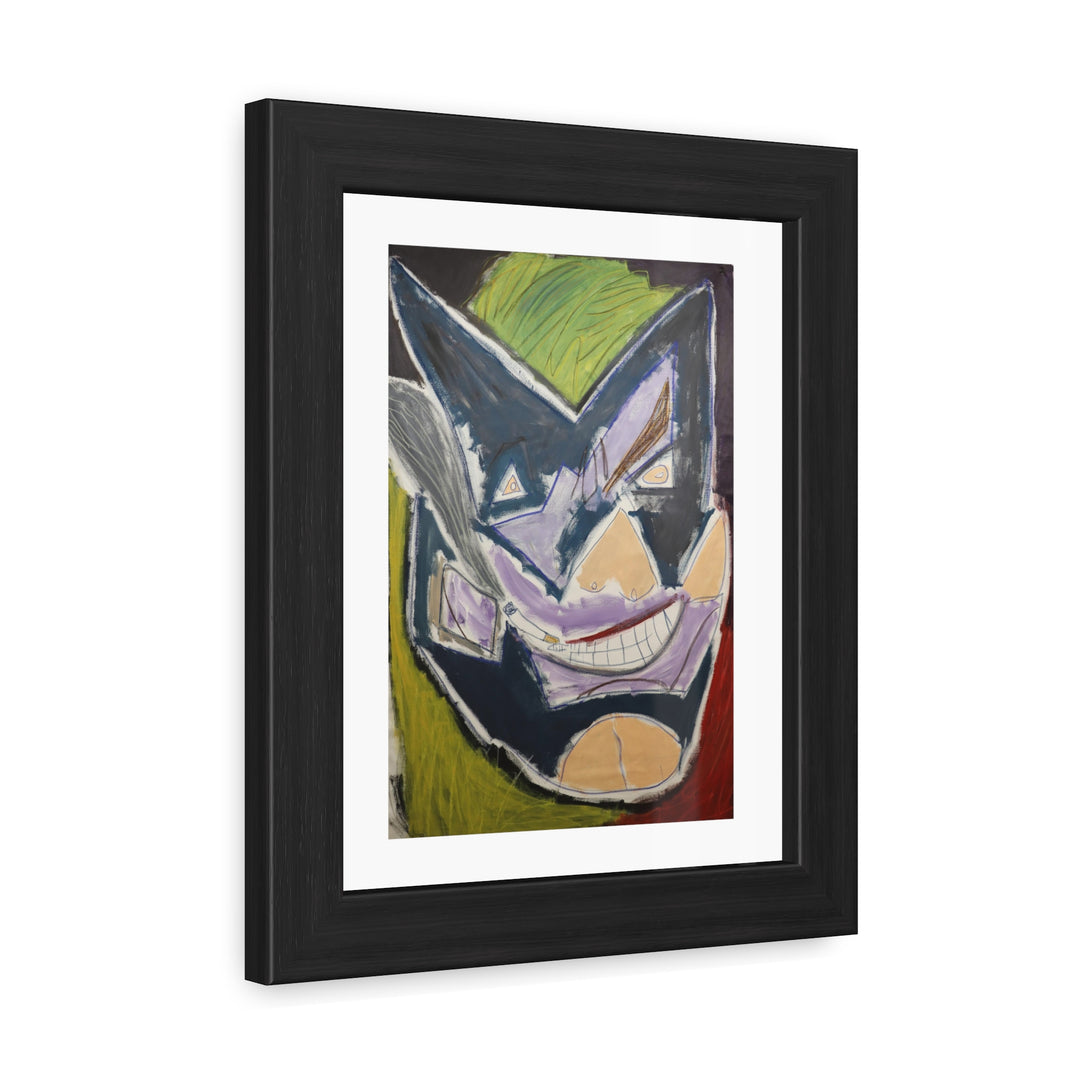 "Joker Batman" Framed Poster (MFG by Printify)