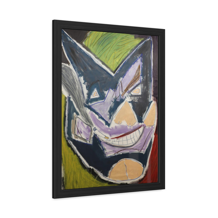 "Joker Batman" Framed Poster (MFG by Printify)