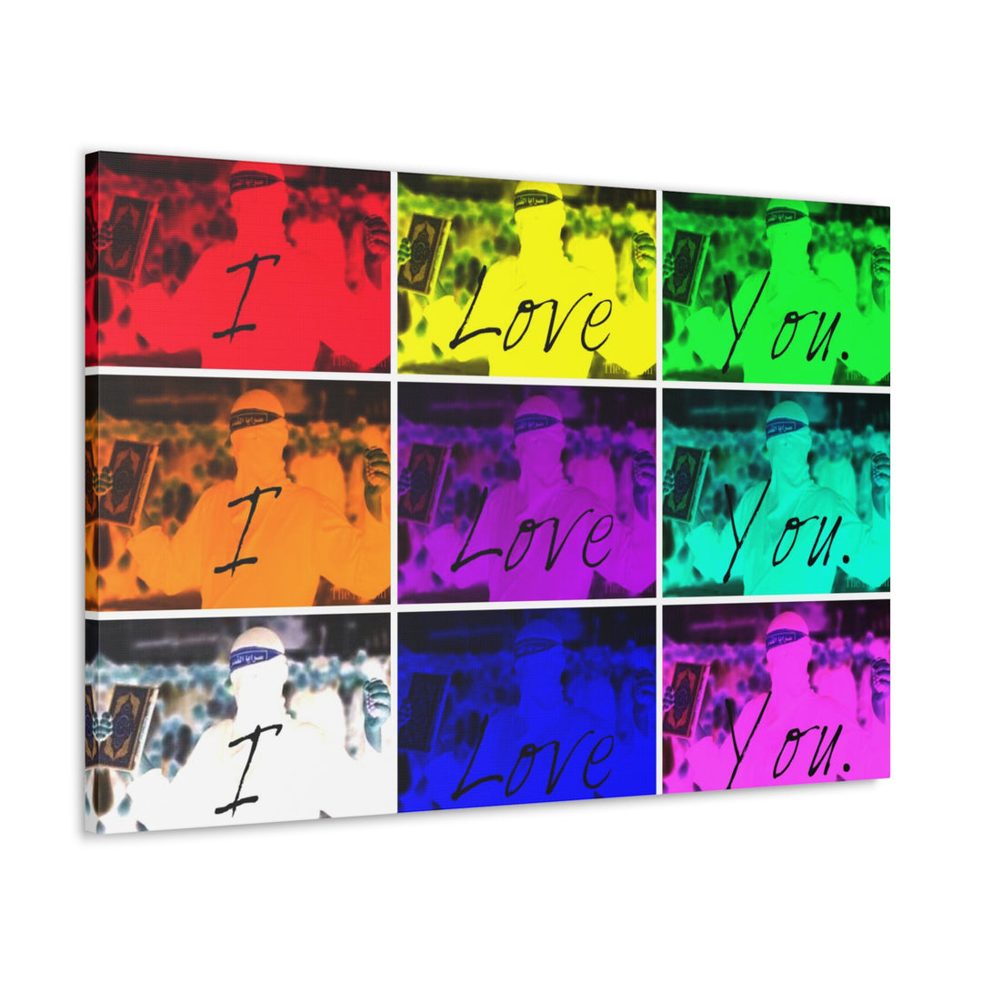 "I Love You" Gallery Wrapped Canvas