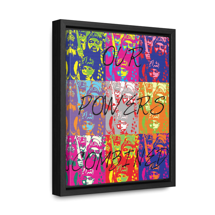 "Our Powers Combined" Gallery Wrapped/Framed Canvas