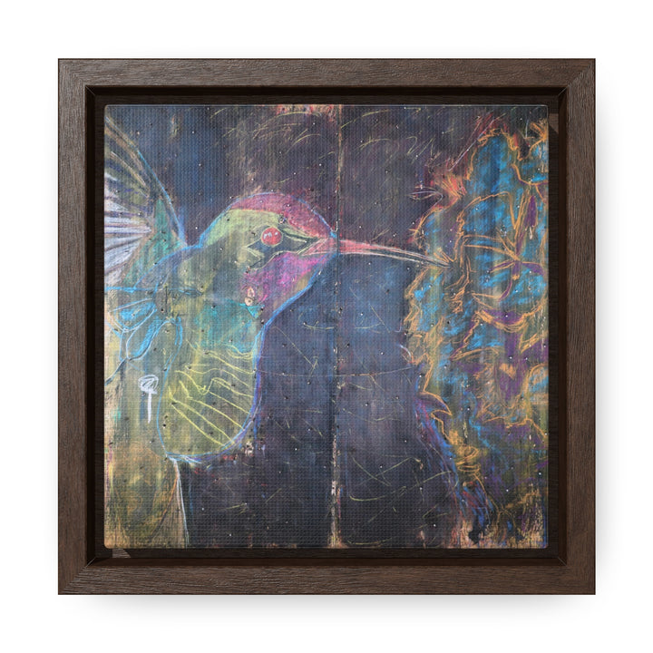 "Hummingbird #5" Gallery Wrapped/Framed Canvas (MFG by Printify)