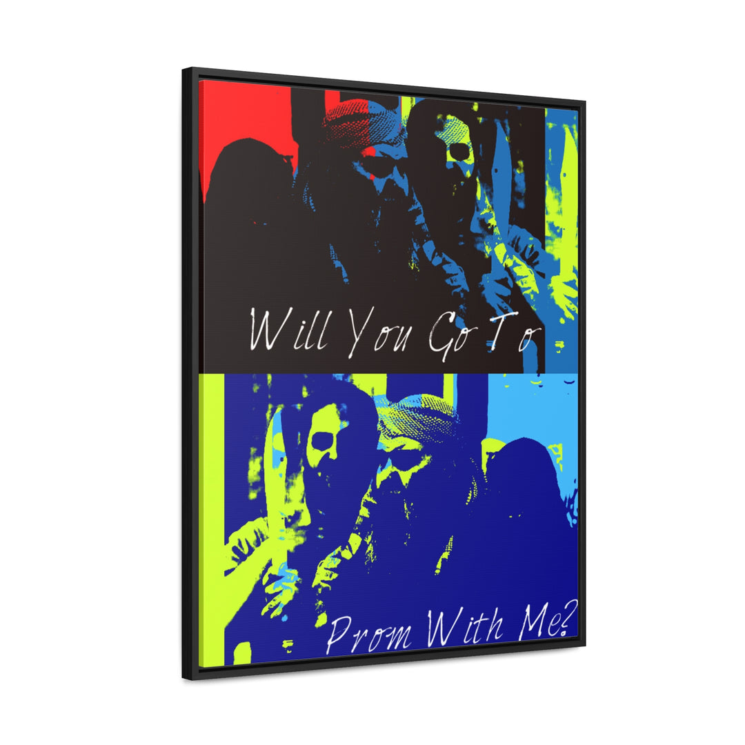 "Will You Go to Prom With Me" Gallery Wrapped/Framed Canvas