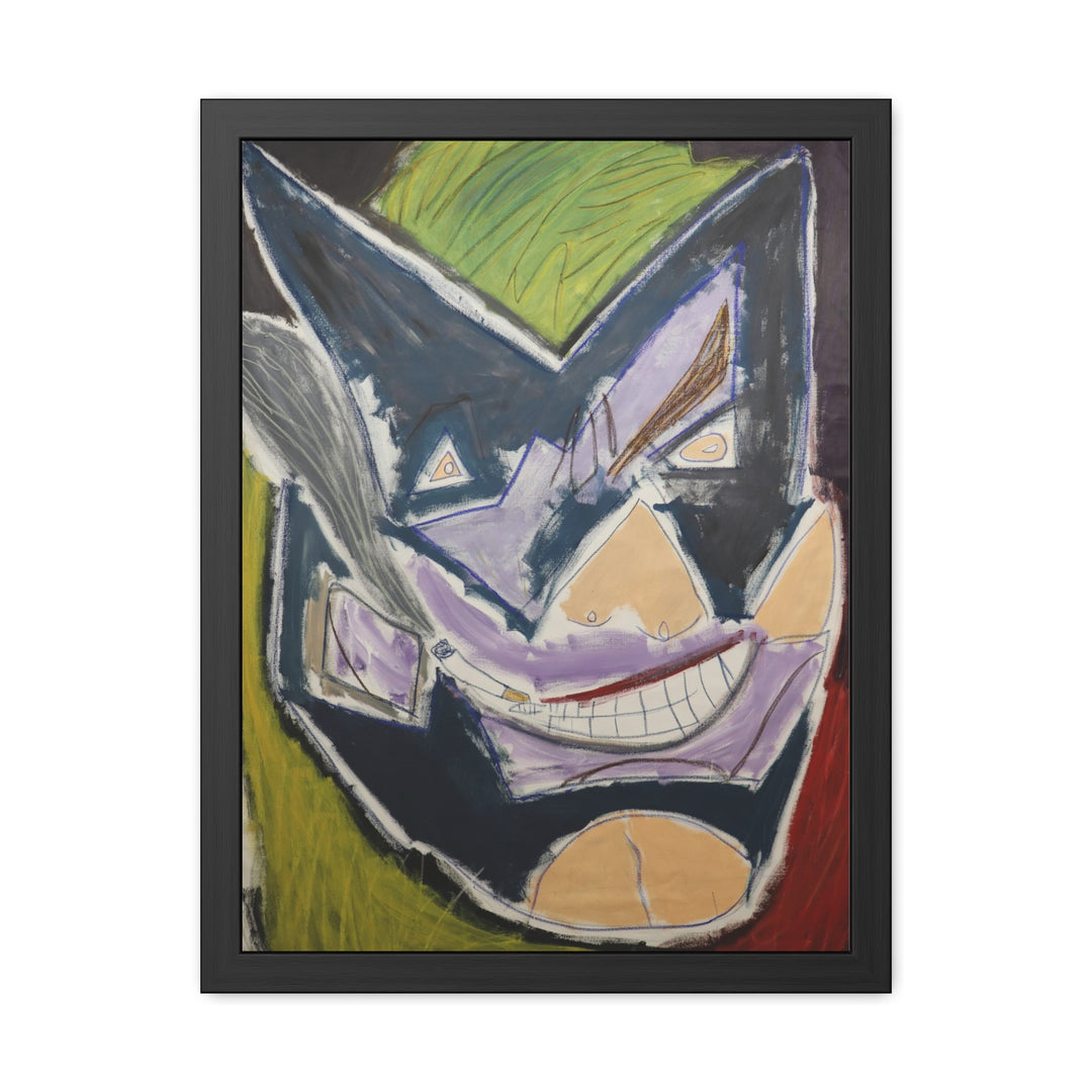 "Joker Batman" Framed Poster (MFG by Printify)