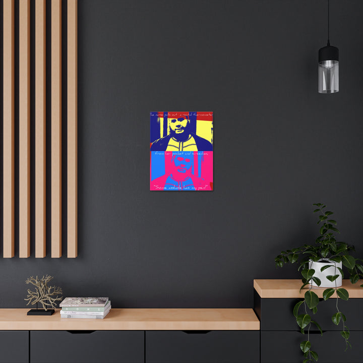 "Nurse Pulls out a Rectal Thermometer" Gallery Wrapped Canvas