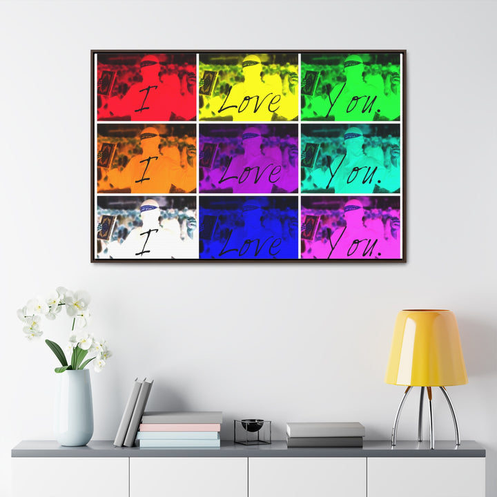 "I Love You." Gallery Wrapped/Framed Canvas