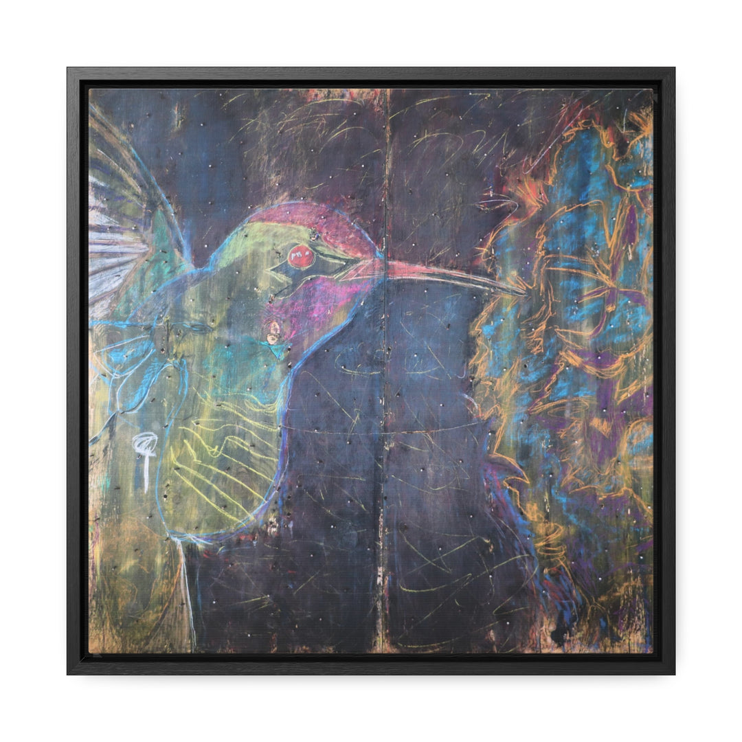 "Hummingbird #5" Gallery Wrapped/Framed Canvas (MFG by Printify)