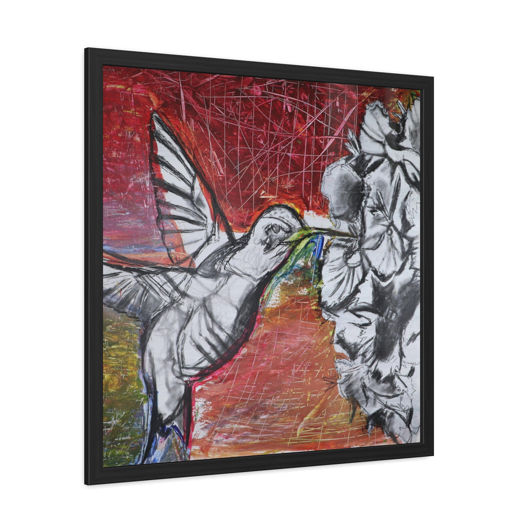 "Hummingbird #1" - Framed Poster (Unmatted)