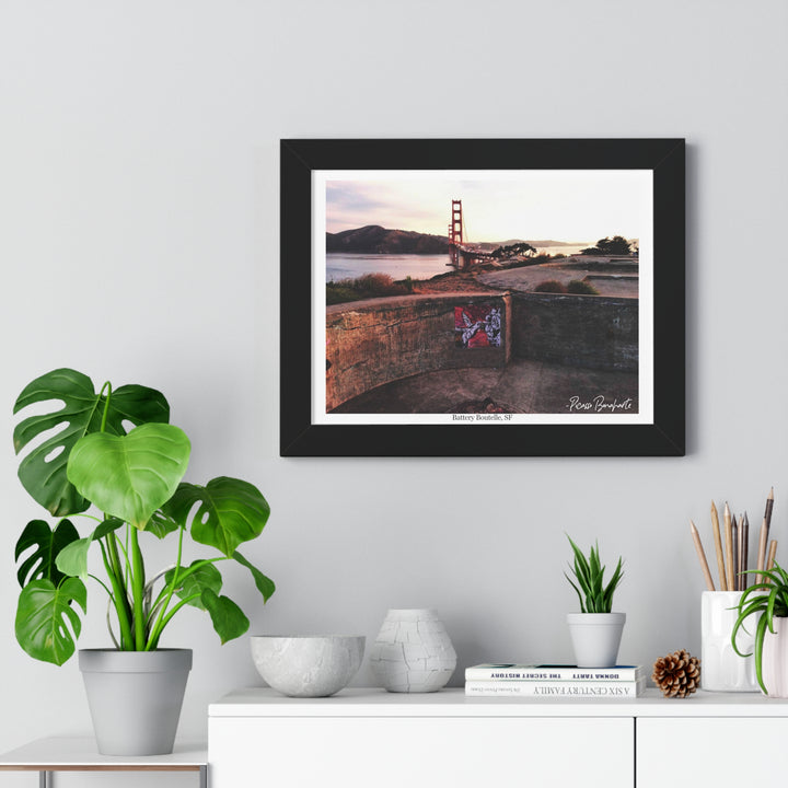 "Hummingbird #1 Battery Boutelle, SF" - Framed Print