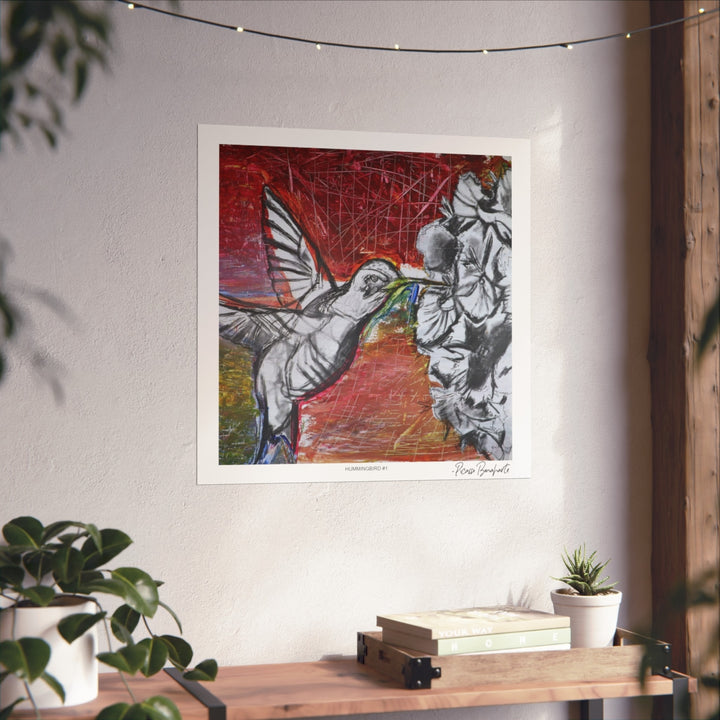 "Hummingbird #1" Limited Edition (300), Signed Fine Art Giclee Print