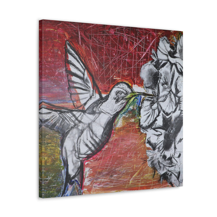 "Hummingbird #1" - Gallery Wrapped Canvas (MFG by Printify)