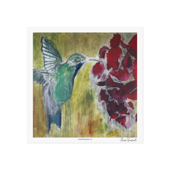 "Hummingbird #2" Limited Edition (300), Signed Fine Art Giclee Print