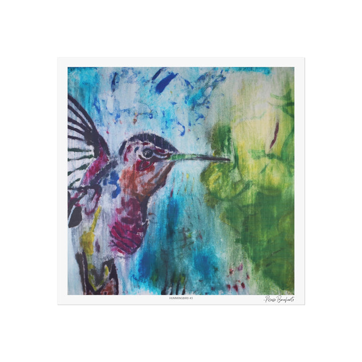 "Hummingbird #3" Limited Edition (300), Signed Fine Art Giclee Print