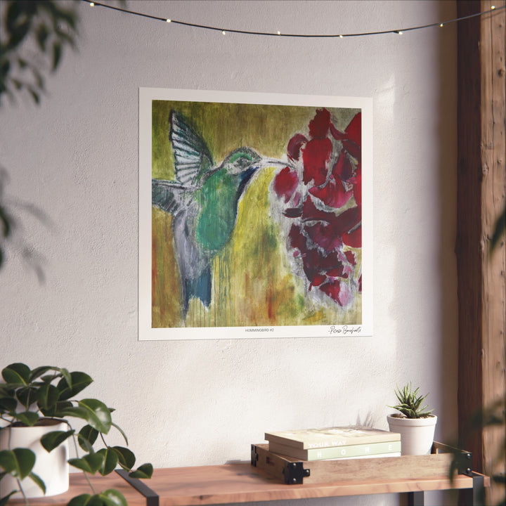 "Hummingbird #2" Limited Edition (300), Signed Fine Art Giclee Print