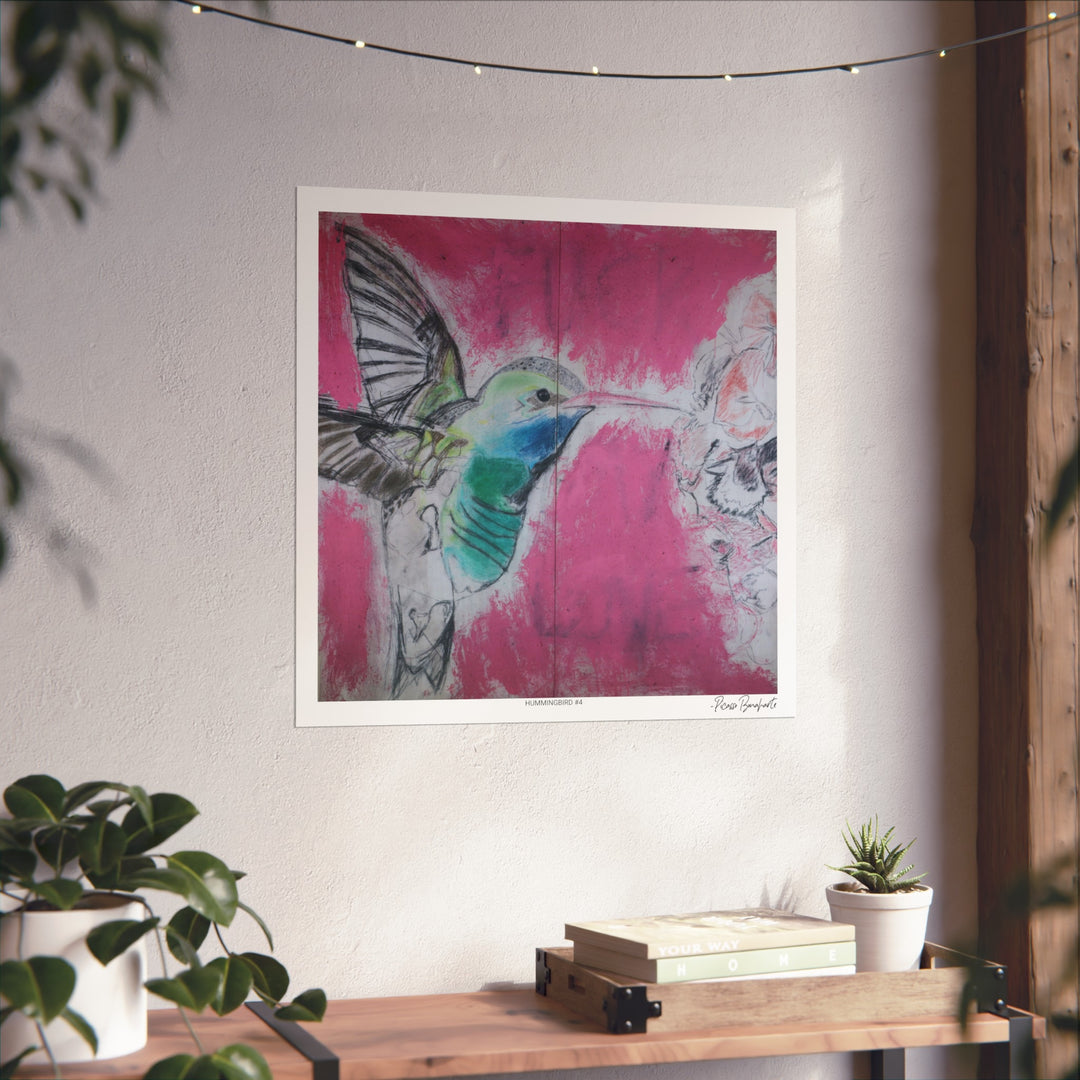 "Hummingbird #4" Limited Edition (300), Signed Fine Art Giclee Print