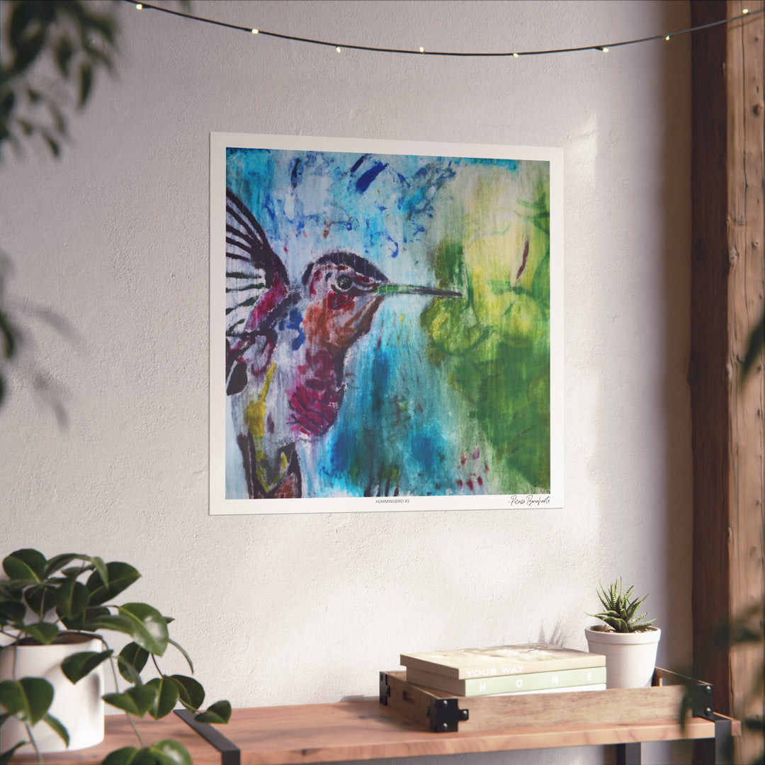 "Hummingbird #3" Limited Edition (300), Signed Fine Art Giclee Print