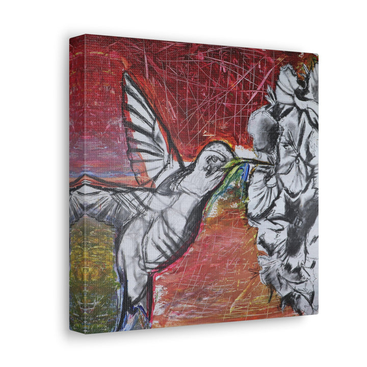 "Hummingbird #1" - Gallery Wrapped Canvas (MFG by Printify)