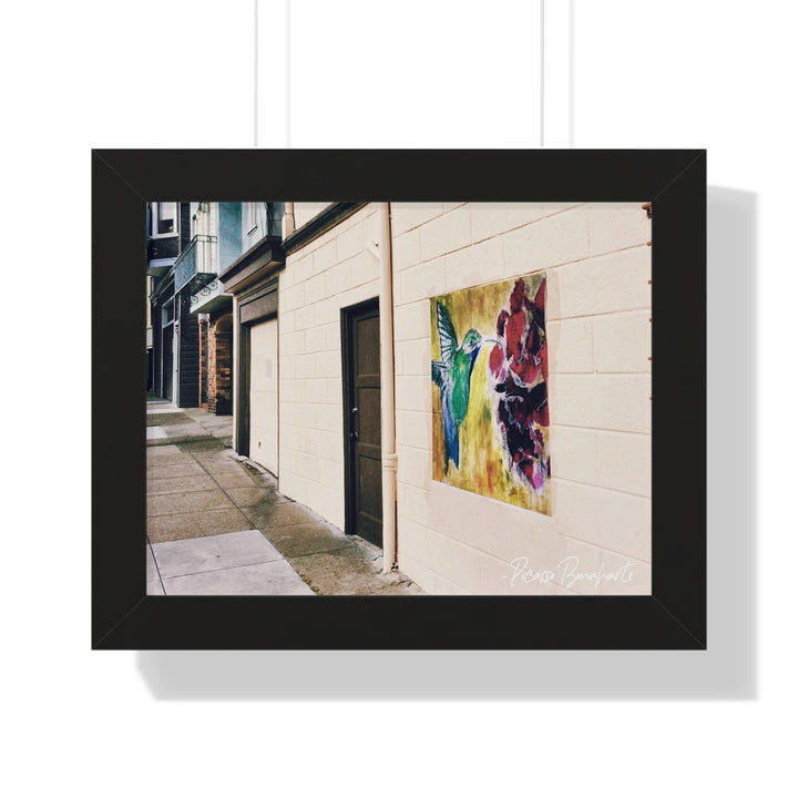 "Hummingbird #2 Mission District, SF" - Framed Print