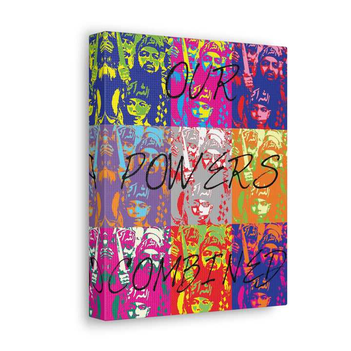 "Our Powers Combined" Gallery Wrapped Canvas