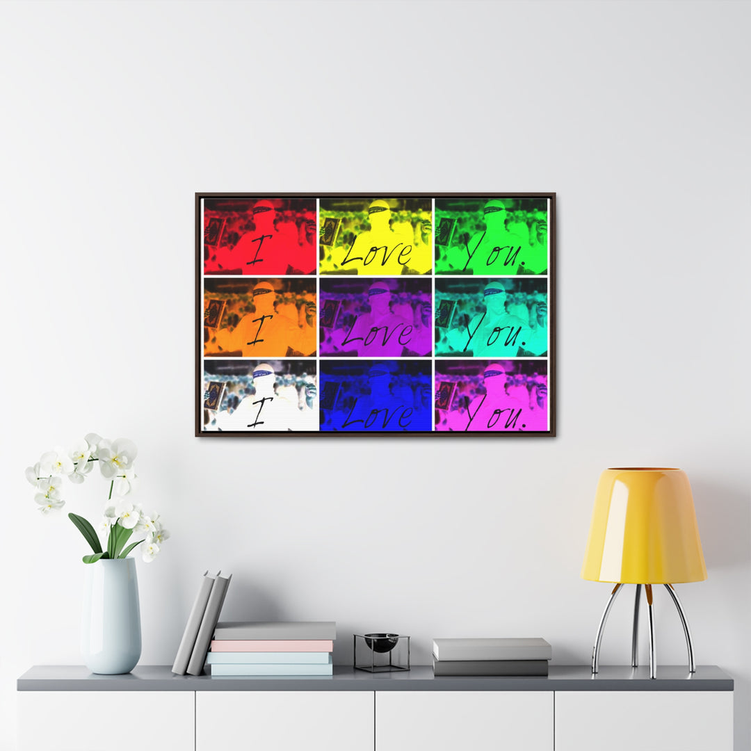 "I Love You." Gallery Wrapped/Framed Canvas