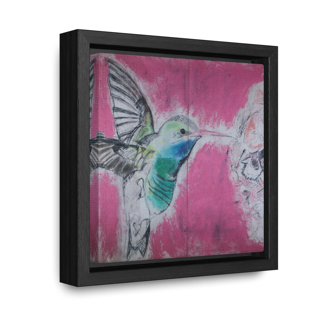 "Hummingbird #4" Gallery Wrapped/Framed Canvas (MFG by Printify)