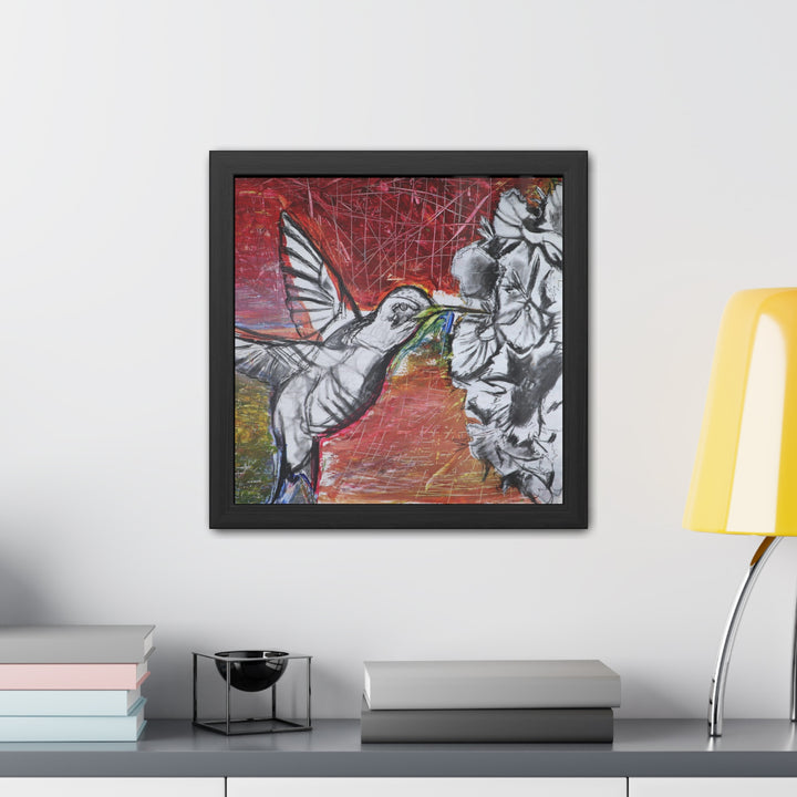 "Hummingbird #1" - Framed Poster (Unmatted)