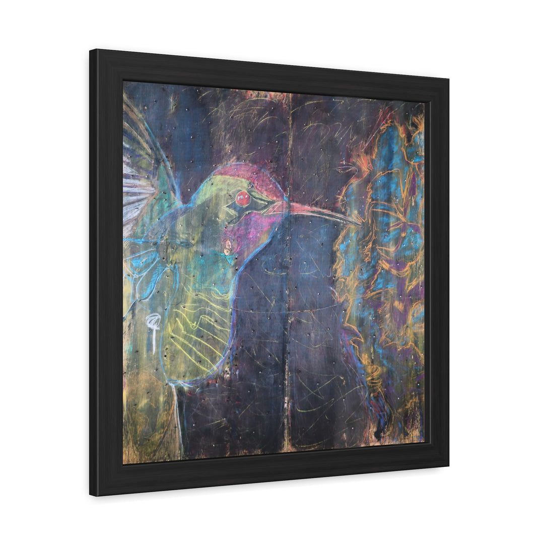 "Hummingbird #5" - Framed Poster (Unmatted)