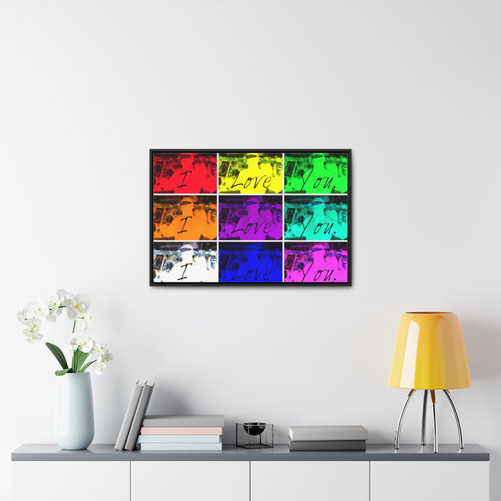 "I Love You." Gallery Wrapped/Framed Canvas