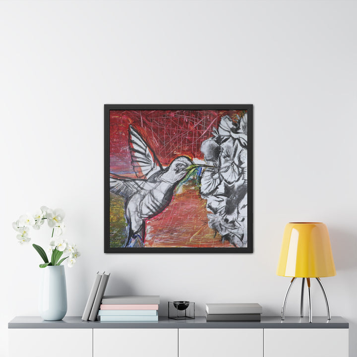 "Hummingbird #1" - Framed Poster (Unmatted)