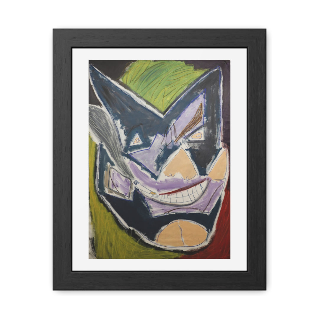 "Joker Batman" Framed Poster (MFG by Printify)