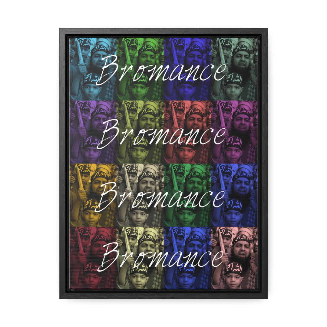 'Bromance Is Not Dead." Gallery Wrapped/Framed Canvas