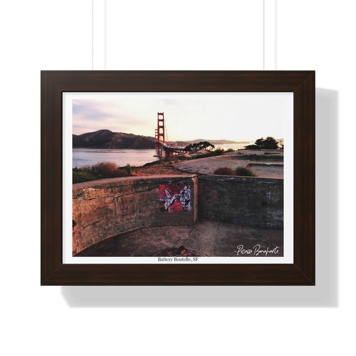 "Hummingbird #1 Battery Boutelle, SF" - Framed Print