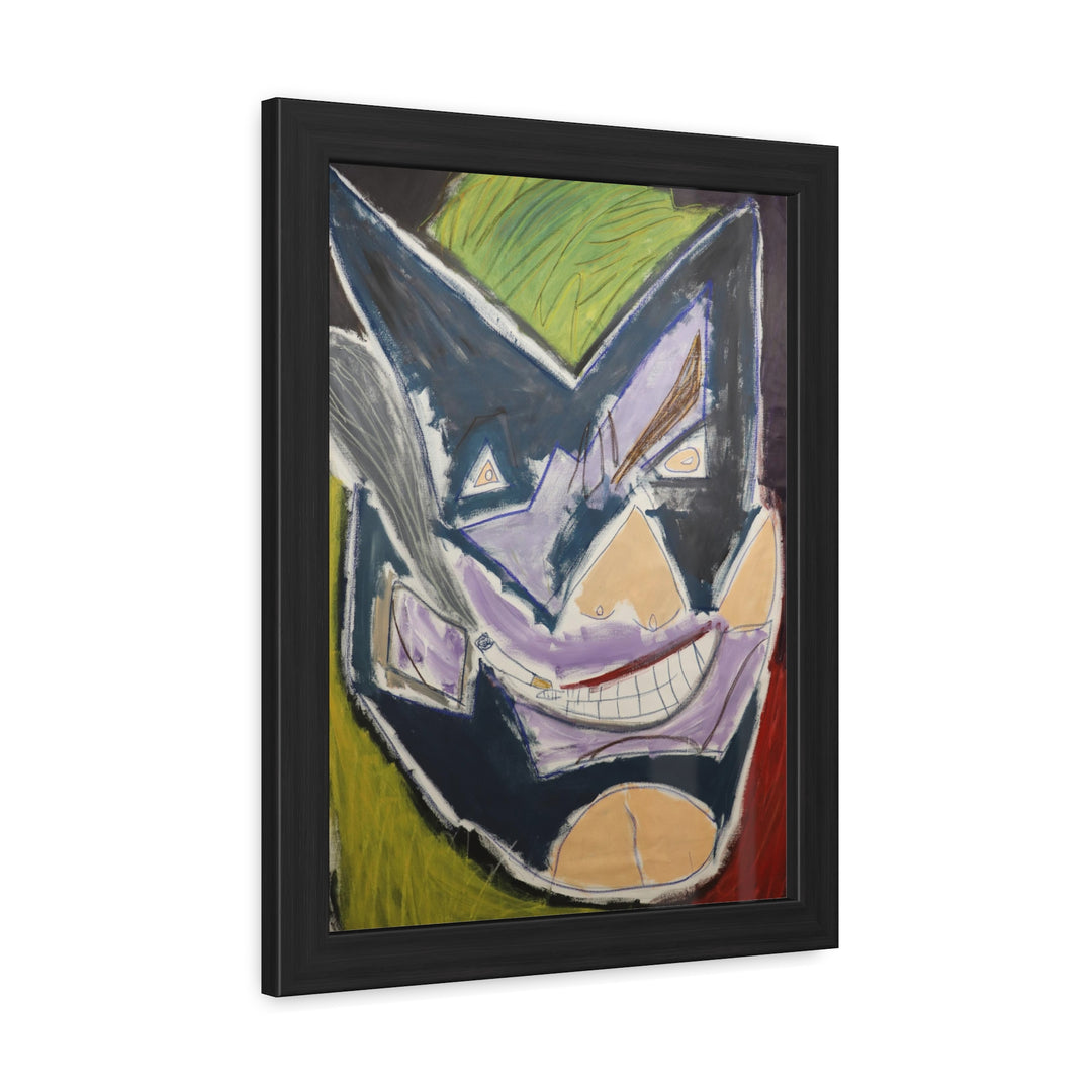 "Joker Batman" Framed Poster (MFG by Printify)