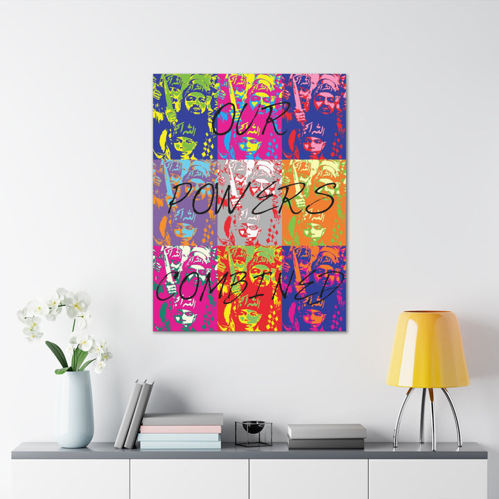 "Our Powers Combined" Gallery Wrapped Canvas