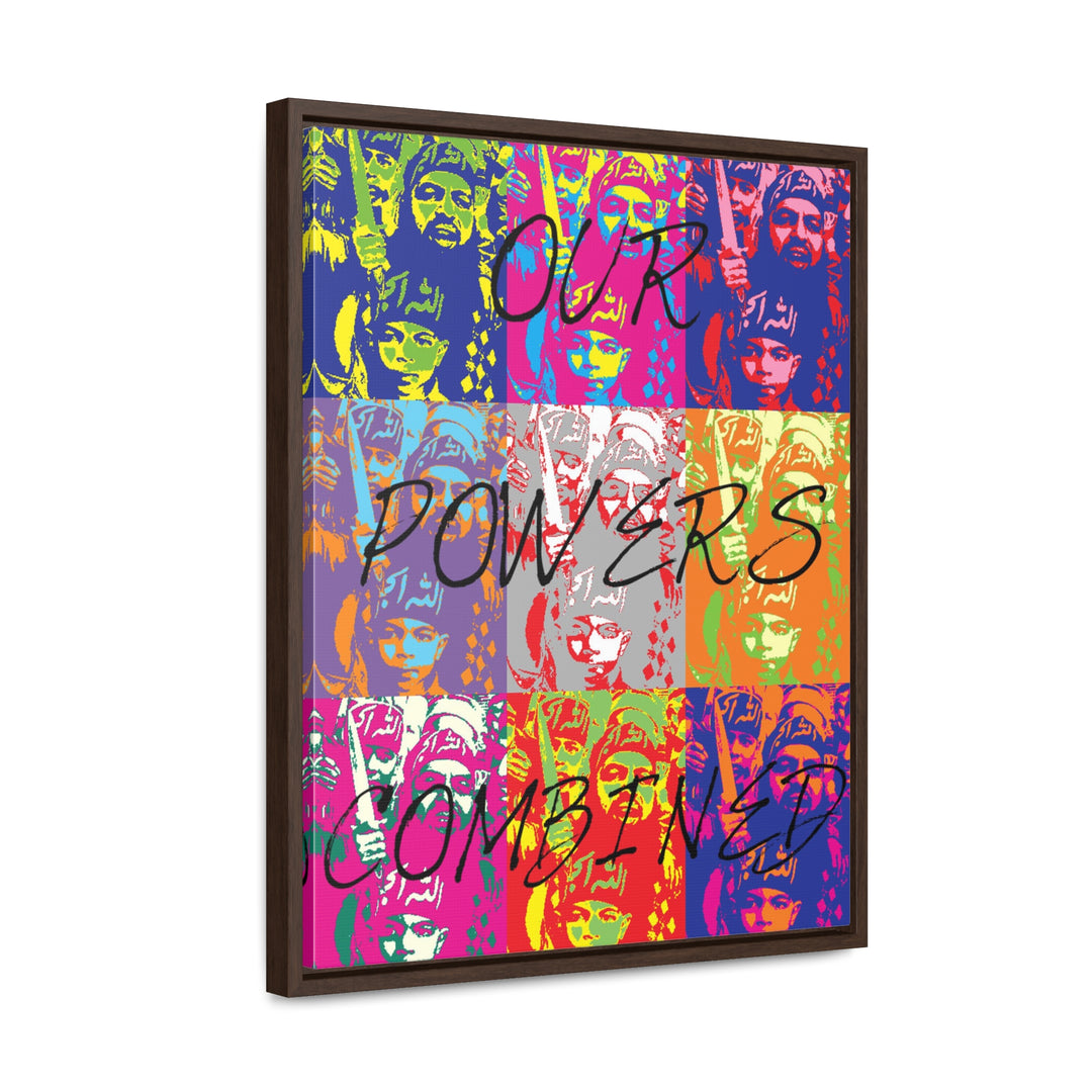 "Our Powers Combined" Gallery Wrapped/Framed Canvas