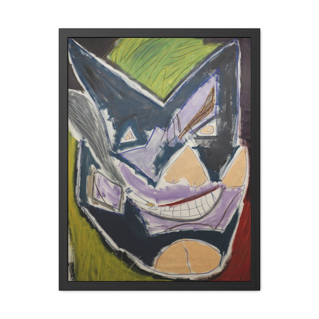 "Joker Batman" Framed Poster (MFG by Printify)