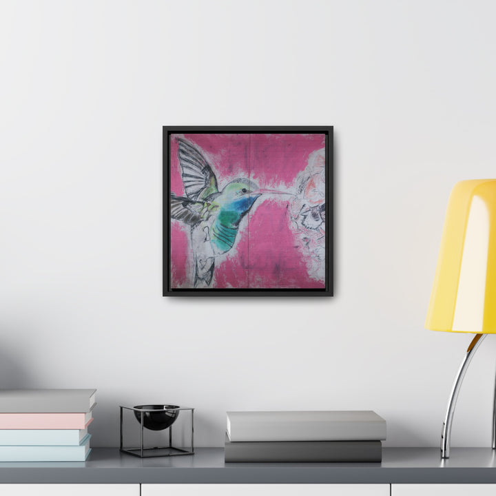 "Hummingbird #4" Gallery Wrapped/Framed Canvas (MFG by Printify)