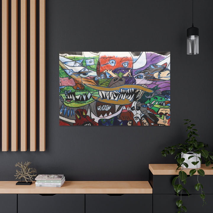 "Oni" Gallery Wrapped Canvas