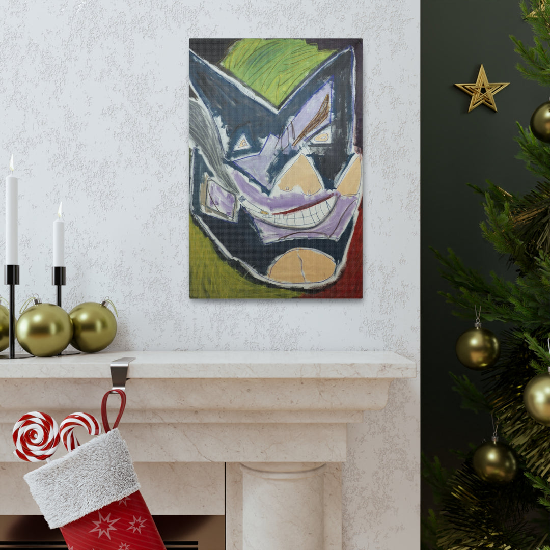 "Joker Batman" Gallery Wrapped Canvas (MFG by Sensaria)