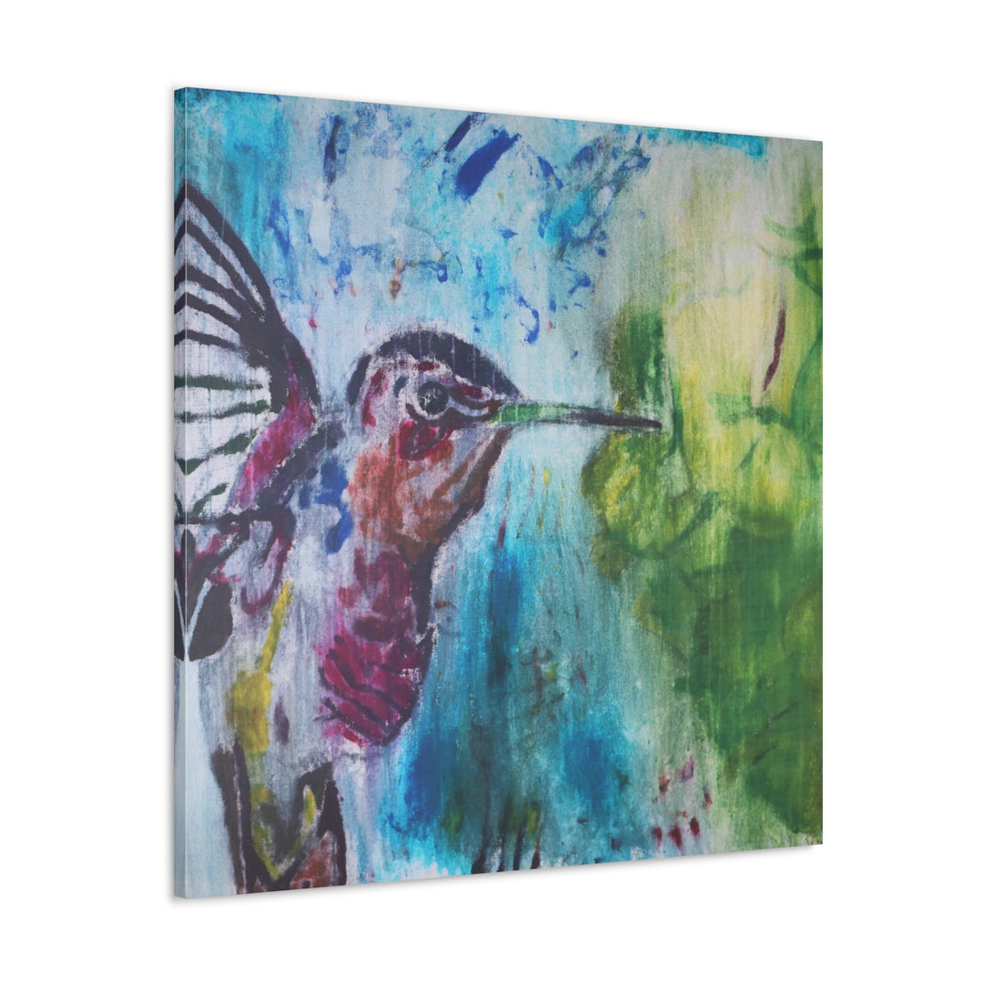 "Hummingbird #3" - Gallery Wrapped Canvas (MFG by Printify)