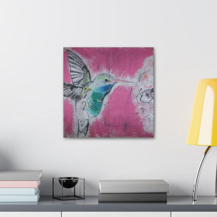 "Hummingbird #4" - Gallery Wrapped Canvas (MFG by Printify)