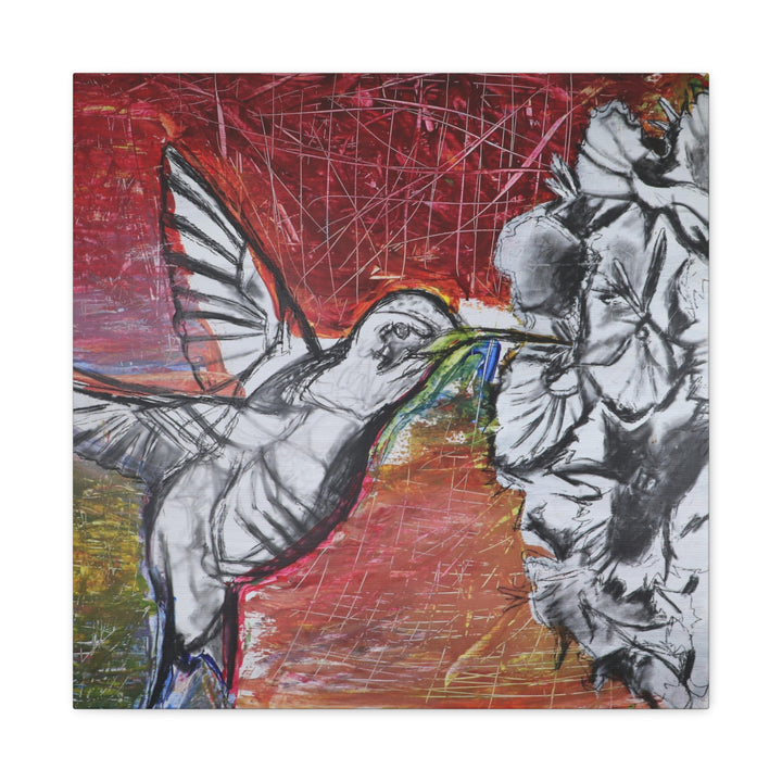 "Hummingbird #1" - Gallery Wrapped Canvas (MFG by Printify)