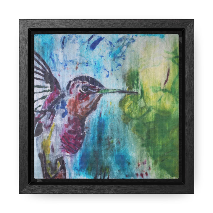 "Hummingbird #3" Gallery Wrapped/Framed Canvas (MFG by Printify)