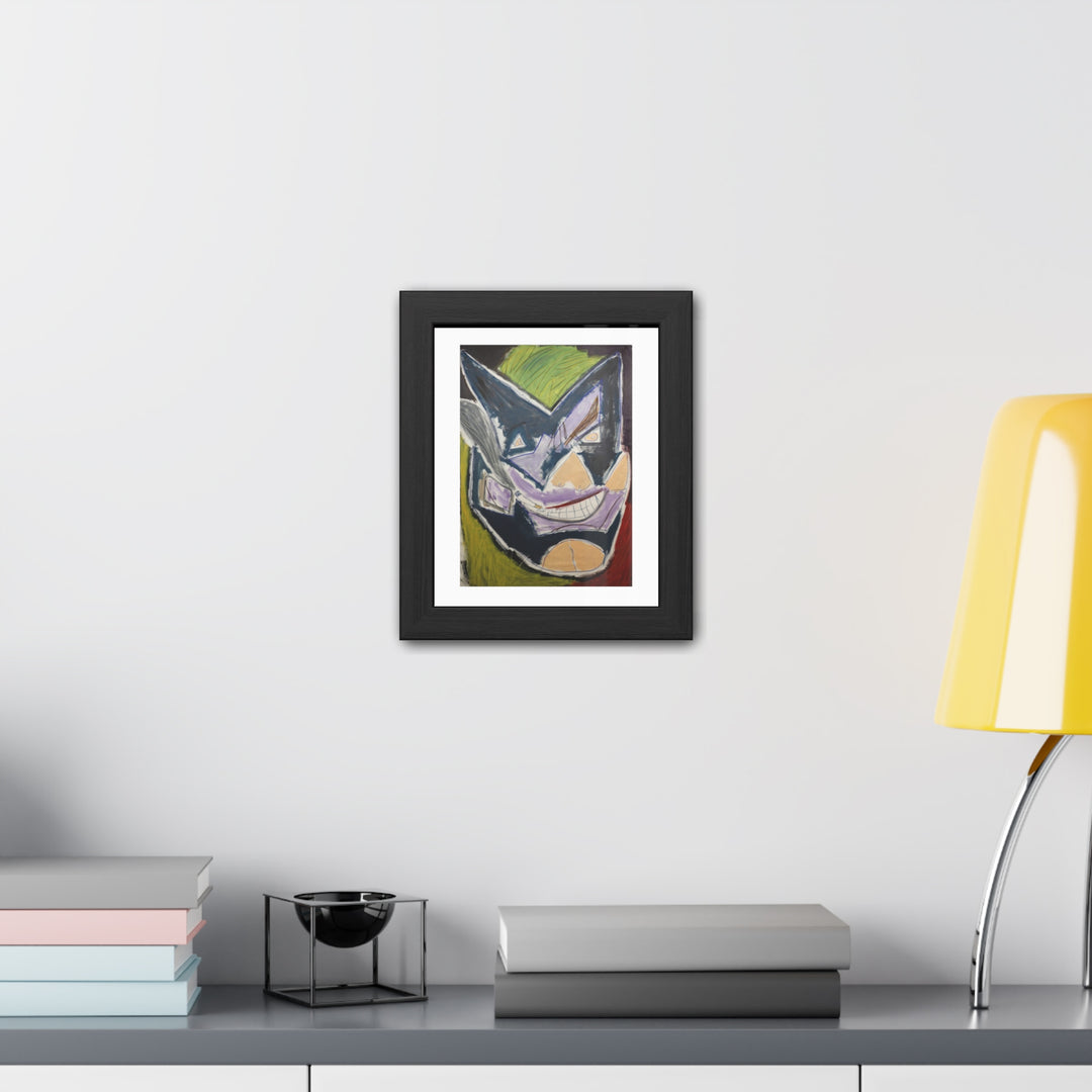 "Joker Batman" Framed Poster (MFG by Printify)