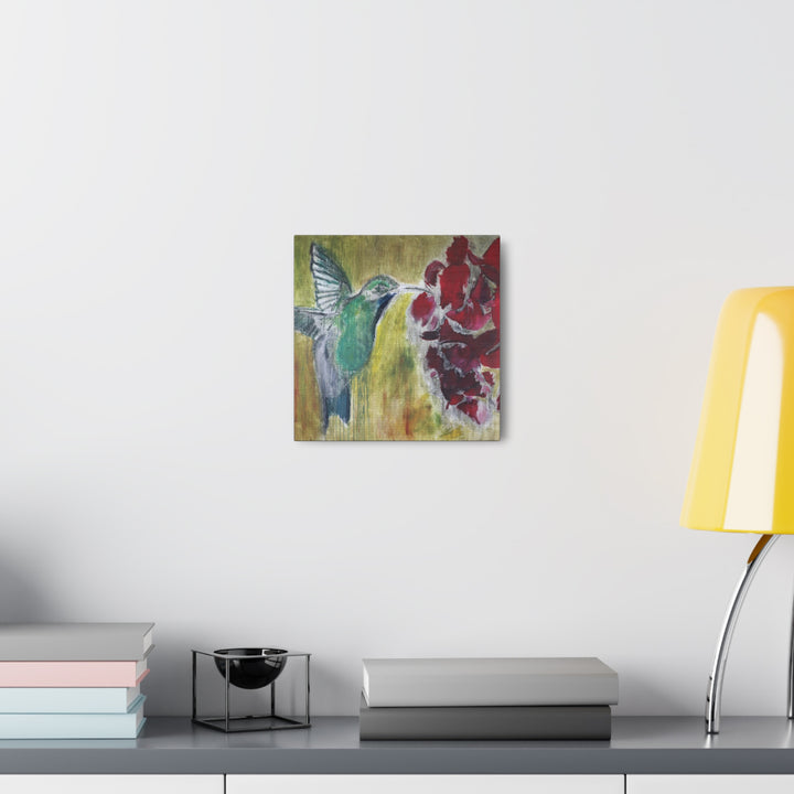 "Hummingbird #2" - Gallery Wrapped Canvas (MFG by Printify)