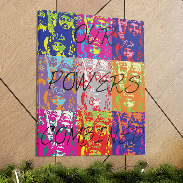 "Our Powers Combined" Gallery Wrapped Canvas